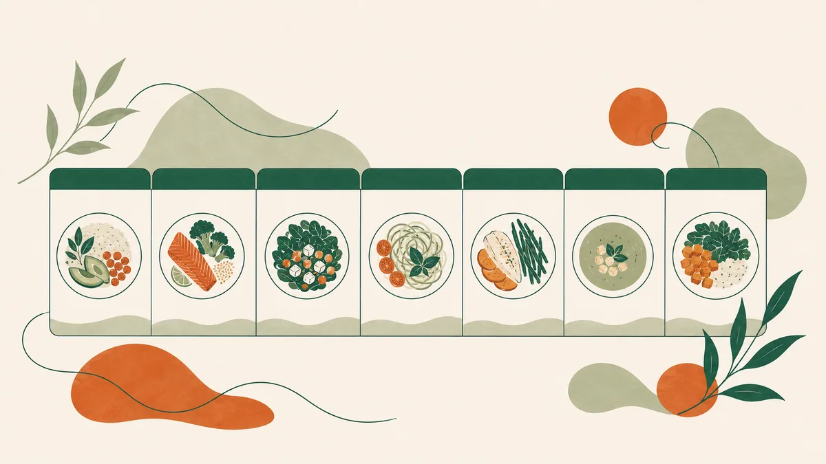 Illustrazione per l'articolo: Dieta con Ozempic: schema settimanale ed esempi di menù
